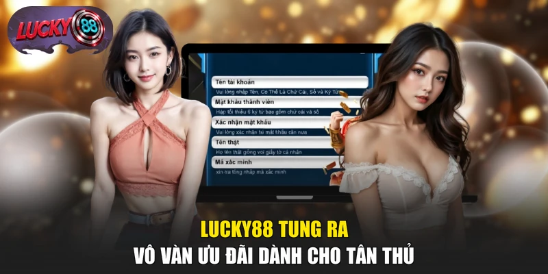 LUCKY88 tung ra vô vàn ưu đãi dành cho tân thủ