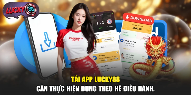 Tải app LUCKY88 cần thực hiện đúng theo hệ điều hành
